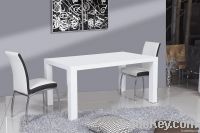 Newest High gloss MDF dining table