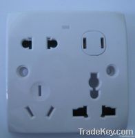 gang switch with socket