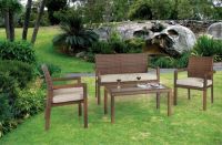 garden chair with coffee table wicker patio outdoor rattan furniture