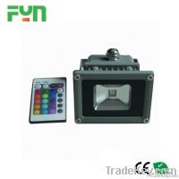 Outdoor waterproof 10w led flood light RGB with remote control