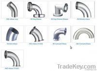 sanitary stainless steel 90D elbow