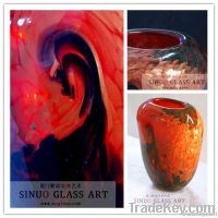 Handmade Elegant Glassware Murano Vase