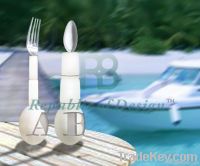 Collectible Fork & Spoon Tumbler Set