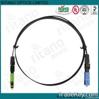 SM Simplex 2.0mm E2000 to MU Fiber Cable