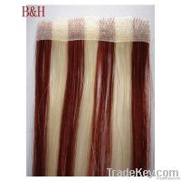 Hand Tied PU Skin Weft Hair Extension