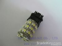 T20 SMD3528 60LEDs 3157 dual color White Amber switchback LED turn sig