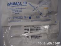 2x12mm ISO11784/785 134.2khz FDX-B rfid glass tag with syringe
