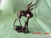animal ebony carving(gazelle)