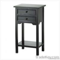 Black Table with 2 Drawers