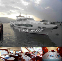 115' fiberglass china luxury yacht for sale