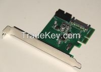 PCIe X4 to 1port  USB3.1 19PIN expansion card
