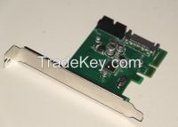 Pcie X4 To 1port  Usb3.1 19pin Expansion Card