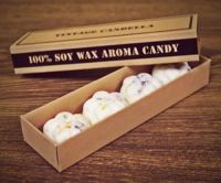 Soy wax fragrance,essential oil, aromatic scented soy wax "candies", organic eco, retro vintage style,design by Vintage Candella