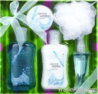 Dancing waters perfume body bath gift set (5pcs) in paper box