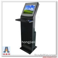Single Touch Screen Information Kiosk with Metal Keyboard