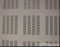 perforated plasterboard ceilings (rectangular holes perforation)