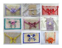 Greeting Card Covers With Ribbon, Lace, Flowers, Hearts, or Sea Shells