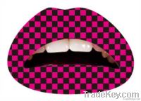 C009 wholesale 72 designs for mix Custom Temporary Lip Tattoo Sticker