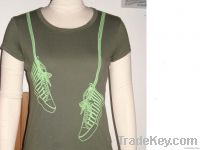 ladies top with shoe print