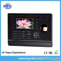 2.8 inch TFT screen Fingerprint Time Recording with TCP/IP and USB