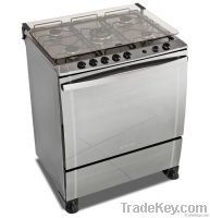 Atlas Gas Cooker U.top Stainless 5 Burners (Inox)