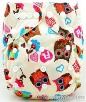 2013 Washable Reusable Baby Cloth Diaper Cover With Insert