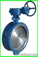 Metal seat flanged butterfly valve