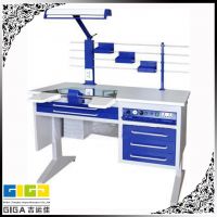 GIGA heavy duty wooden dental lab electrical working bench