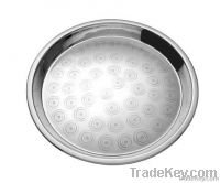 STAINLESS STEEL DEEP ROUND TRAY