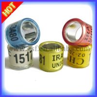 High Quality Aluminium with Plastic Racing Pigeon Rings