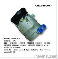 Auto body about air condition compressor