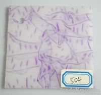 Violet Colored Wave Acrylic Sheet