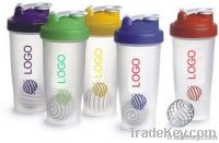 20 oz Plastic Shaker Bottle with blender ball