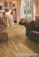 Deep registered embossed laminate flooring