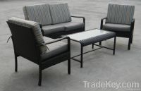 Patio Furniture Wicker Sofa Set