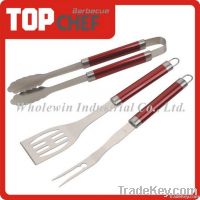 Stainless steel BBQ utensils 3pc set