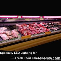 60cm 120cm 150cm 180cm pink color led cooler light led freezer tube light for supermarket and meat counter shop