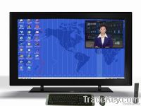 55 inches multi-touch interactive electronic whiteboard with PC and TV