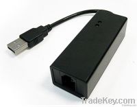 USB Fax Modem 56K Dial up Voice, Data External V.90, V.92 For Windows 98