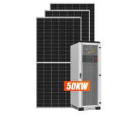  50kw Hybrid Solar Energy System 50KW Solar Storage System Industrial