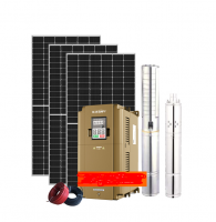 Solar Pump Set 7.5kw 15kw 22kw Solar Powered Submersible 3hp 5hp 15hp Water Well Pump System