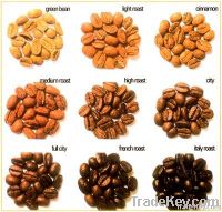 Roasted coffee bean