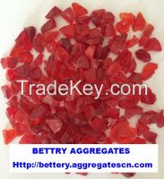 red glass aggregate