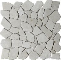 Pebble Mosaic Tile (Irregular White)