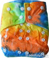 Reusable cloth diapers for baby.Printed cotton Baby cloth diaper