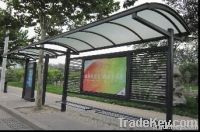 Metal, anticorrosive, advertisng, modern bus stop shelter