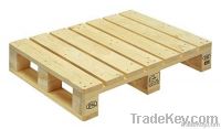 Fumigated wooden pallet