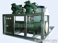 Industrial flake ice machine with PLC control, touch screen