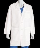 Good protective latex free disposable medical acid resistant lab coat