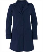 medical latest design black lab coat wholesale